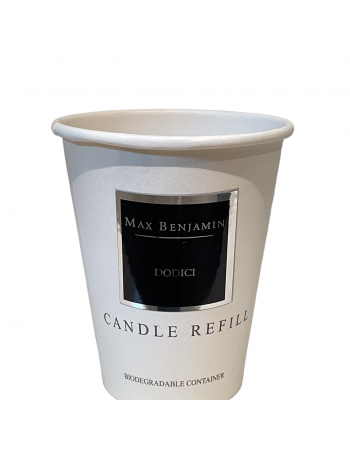 Dodici Luxury Natural Candle Refill Max Benjamin