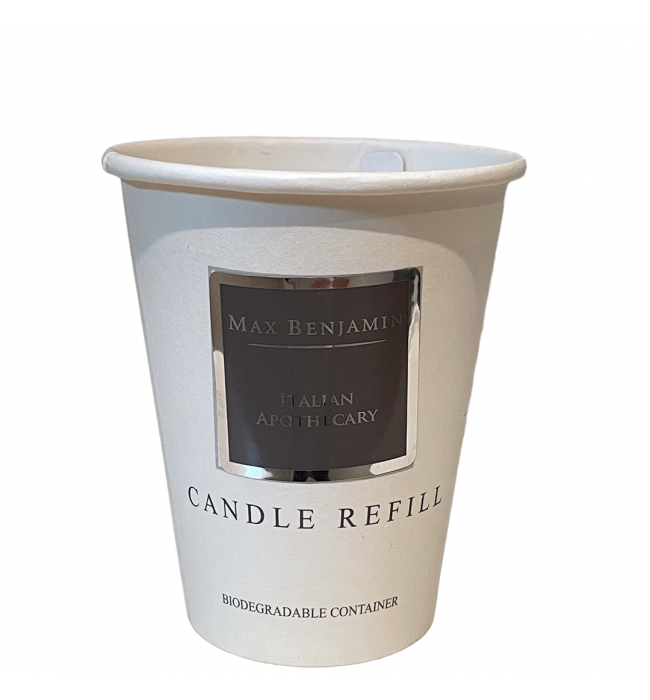 Italian Apothecary Luxury Natural Candle Refill Max Benjamin