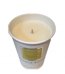 Lemongrass and Ginger Luxury Natural Candle Refill Max Benjamin