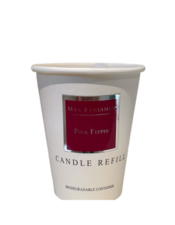 Pink Pepper Luxury Natural Candle Refill Max Benjamin