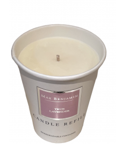 True Lavender Luxury Natural Candle Refill Max Benjamin