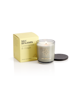 Max Benjamin Luxury Natural Candle&Lid Lemongrass & Ginger