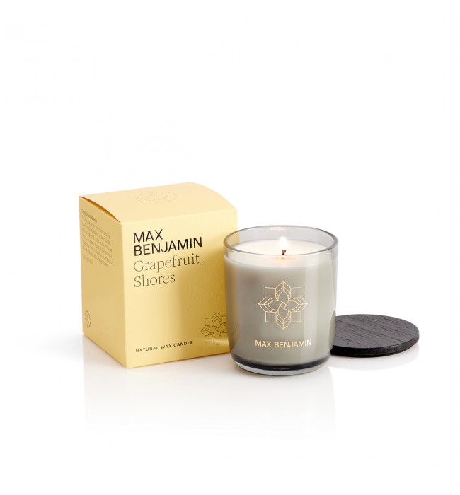 Grapefruit Shores Luxury Natural Candle Max Benjamin