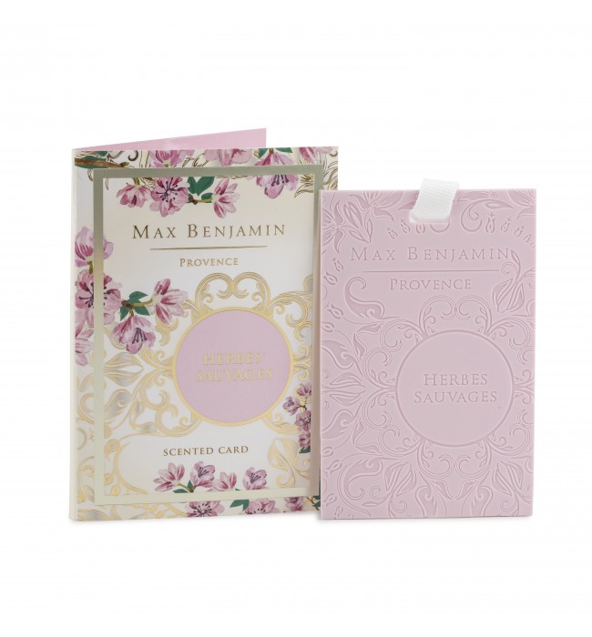 Herbes Sauvages Luxury Scented Card Max Benjamin