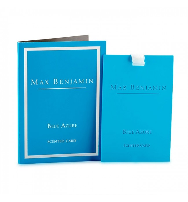 Blue Azure Luxury Scented Card Max Benjamin