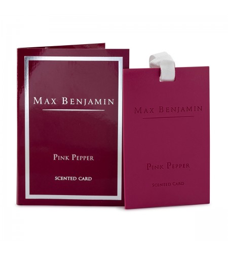 Pink Pepper Luxury Scented Card Max Benjamin