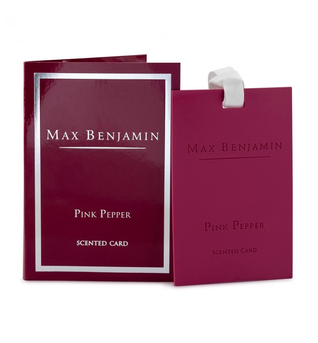 Pink Pepper Luxury Scented Card Max Benjamin