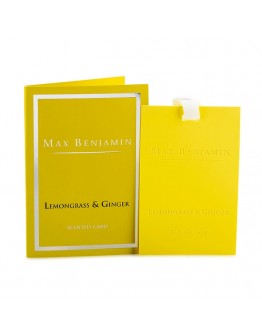 Лимонена трева и Джинджифил Луксозна ароматна карта Max Benjamin