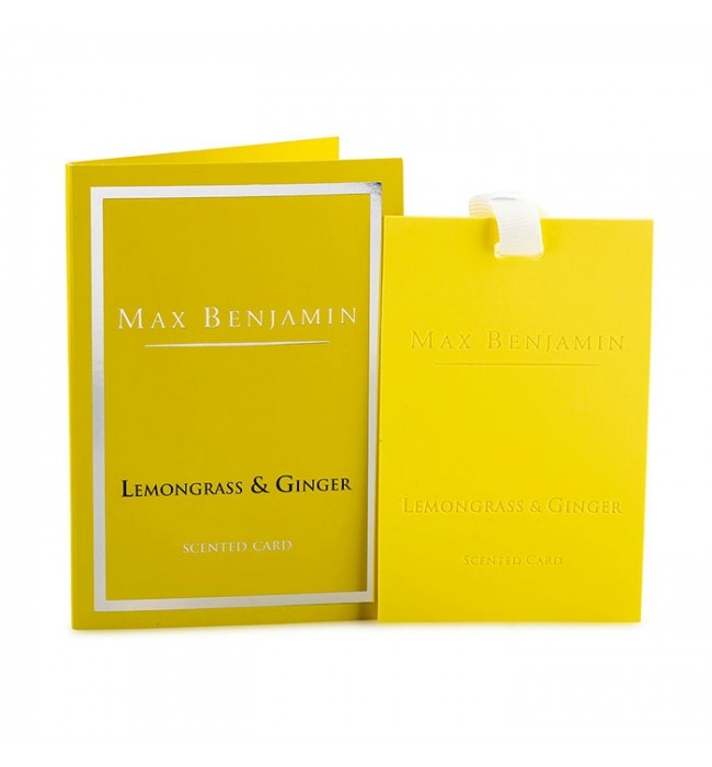 Лимонена трева и Джинджифил Луксозна ароматна карта Max Benjamin