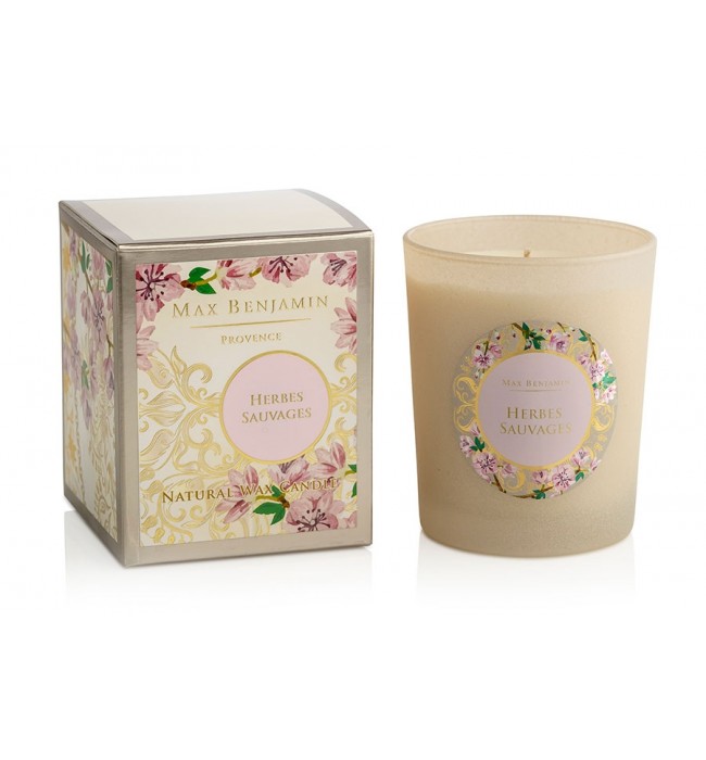 Max Benjamin Luxury Natural Candle Herbes Sauvages