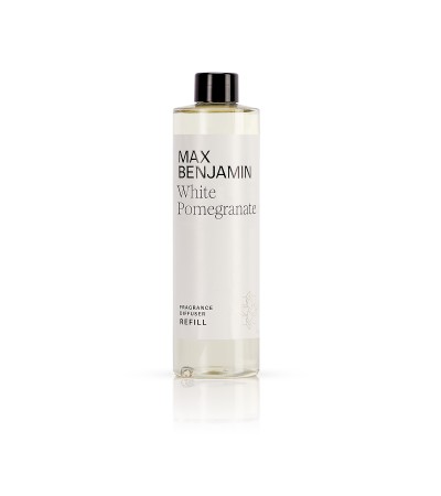 White Pomegranate Luxury Diffuser Refill Max Benjamin 300 ml.