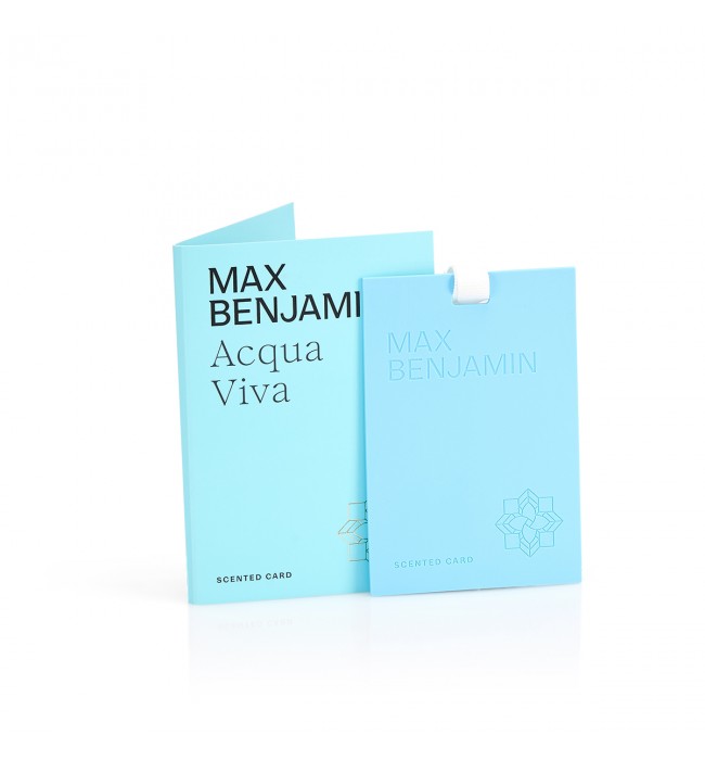Acqua Viva Luxury Scented Card Max Benjamin