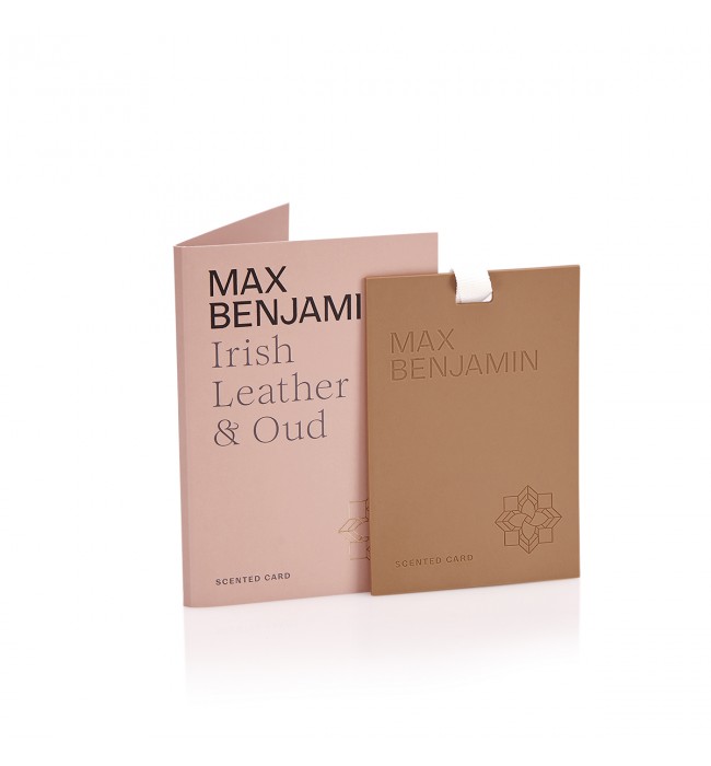 Irish leather and oud Луксозна ароматна карта Max Benjamin