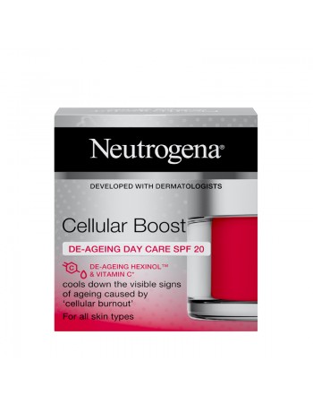 Регенериращ дневен крем SPF20, Neutrogena Cellular Boost 50 мл.