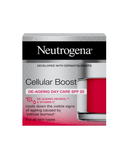 De-Ageing Day Care SPF20, Neutrogena Cellular Boost 50 ml.