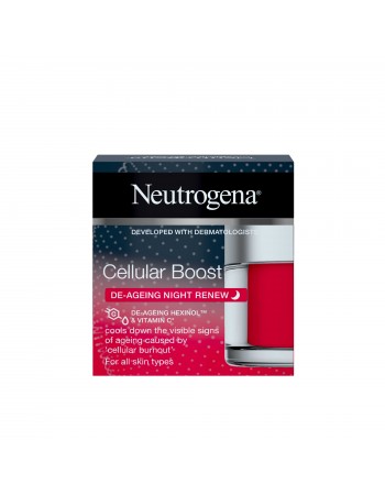 De-Ageing Night Renew, Neutrogena Cellular Boost 50 ml.