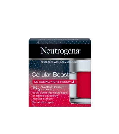 De-Ageing Night Renew, Neutrogena Cellular Boost 50 ml.