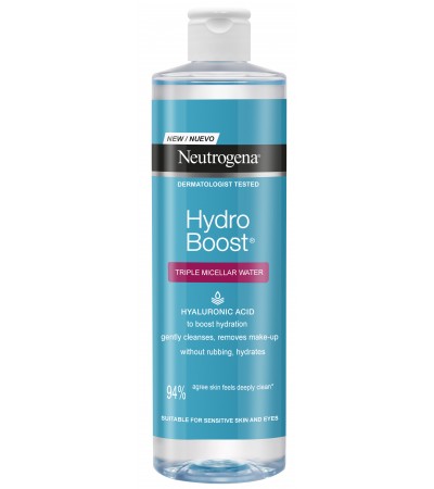 Мицеларна вода с тройно действие, Neutrogena Hydro Boost 400 мл.