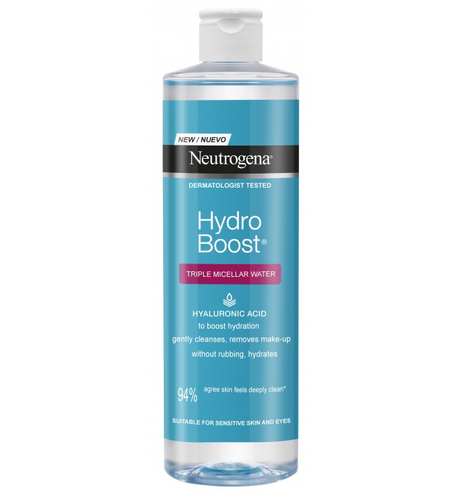 Мицеларна вода с тройно действие, Neutrogena Hydro Boost 400 мл.