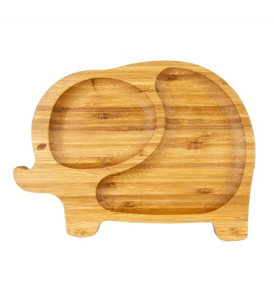 Ola Bamboo Kids Plate Elephant