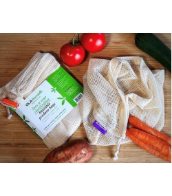 Сет - 3 бр. памучни торби за съхранение на хранителни продукти Ola Bamboo