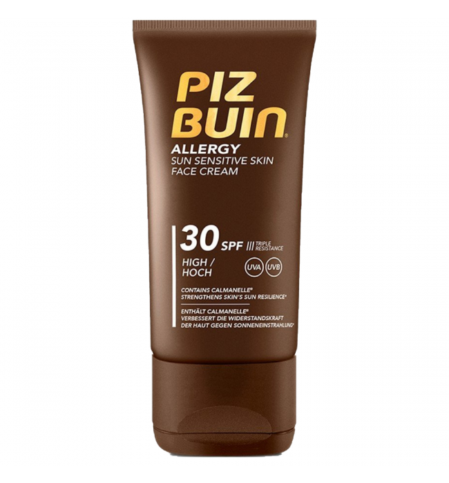 PIZ BUIN Allergy Sun sensitive skin face cream SPF 30 50 ml.