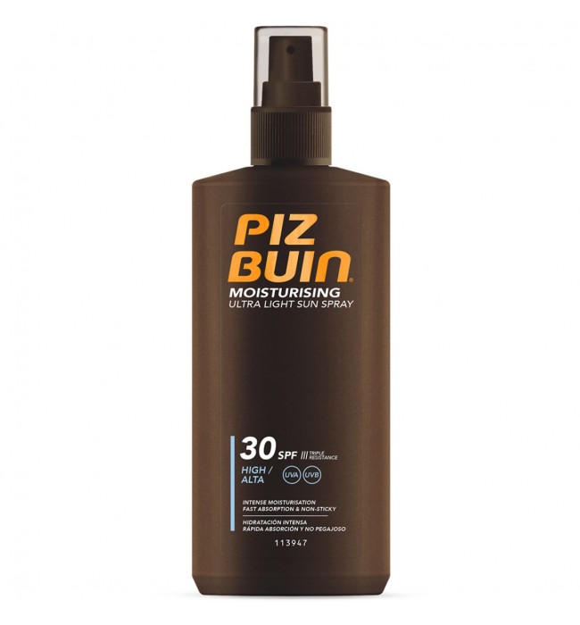 PIZ BUIN Ultra Light moisturising sun spray SPF 30 200 ml.