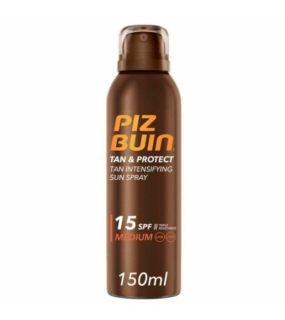 Слънцезащитен спрей за интензивен тен SPF 15, Piz Buin