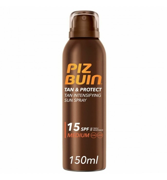 Слънцезащитен спрей за интензивен тен SPF 15, Piz Buin