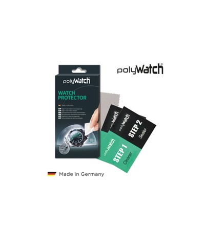 Polywatch - efficient polish to remove watch glasses scratches (German)