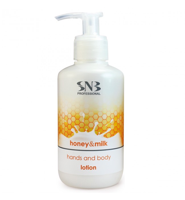 SNB Professional HONEY & MILK Hands and Body Lotion 250 ml