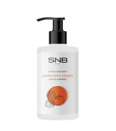 Protective Hands and body Cream Winter, Salted Caramel 250 ml, SNB Professional