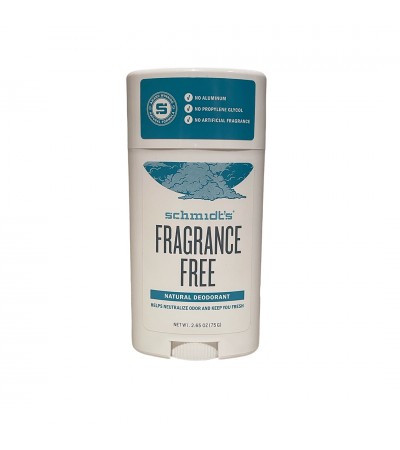 Natural Deodorant Fragrance Free Schmidt's Naturals