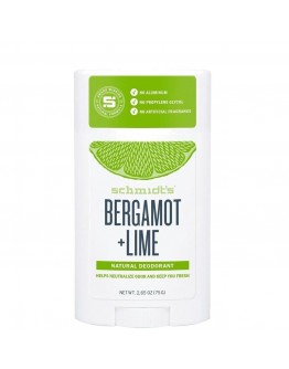 Natural Deodorant Bergamot Lime Sch ...