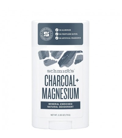 Natural Deodorant Charcoal Magnesium Schmidt's Naturals