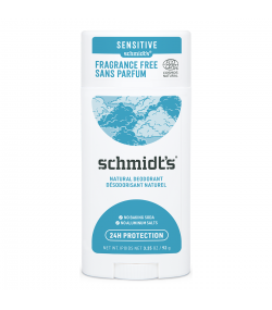 Natural Deodorant Fragrance Free, Sensitive skin Schmidt\'s Naturals