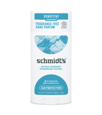 Natural Deodorant Fragrance Free, Sensitive skin Schmidt's Naturals