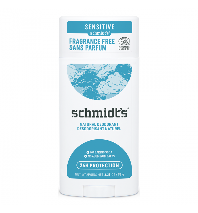 Натурален Дезодорант Без Аромат за чувствителна кожа Schmidt's Naturals