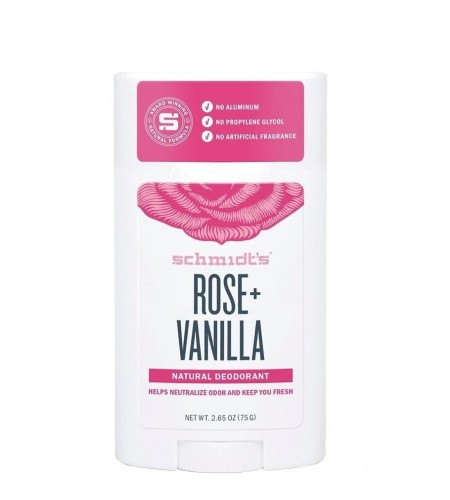 Natural Deodorant Rose Vanilla Schm ...