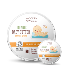 Organic Baby Body Butter WOODEN SPOON 100 ml.