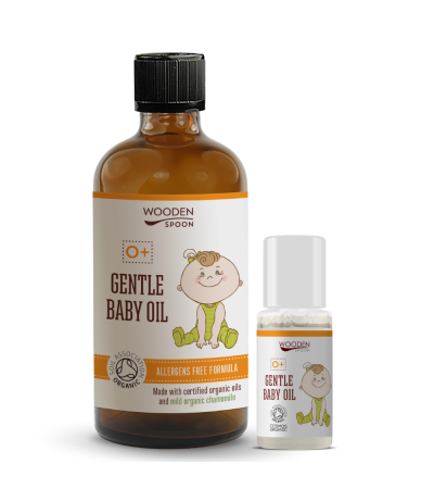 Gentle baby oil WOODEN SPOON 100 ml.