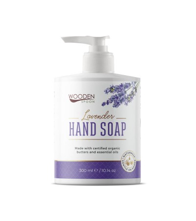 Natural Hand Soap Lavender WOODEN SPOON 300 ml.