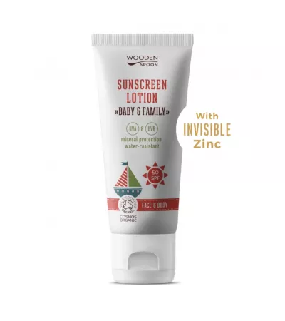 Sunscreen Lotion "Baby&Family" SPF50 WOODEN SPOON 100 ml.