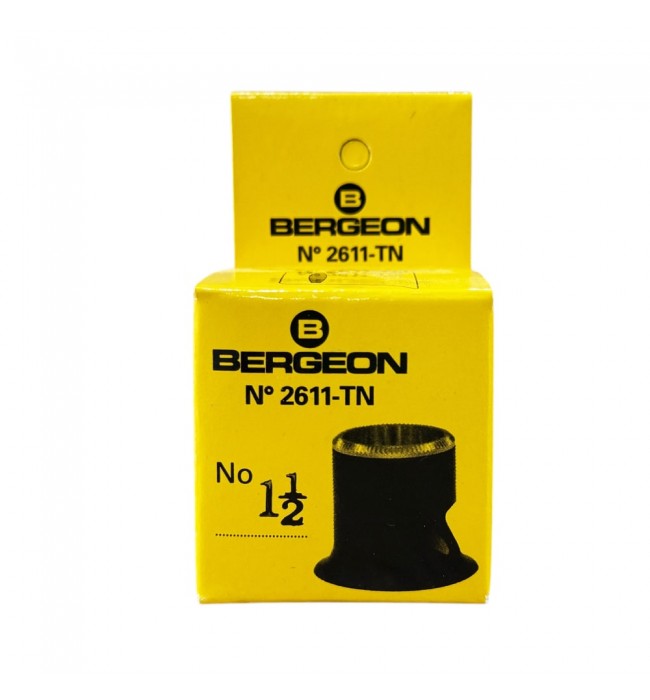 Bergeon 2611-TN Watchmaker’s Loupe Eyeglass with Hole, 6.7x Magnification, Reference 1.5