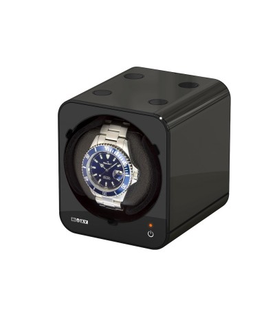 Boxy Fancy Brick Черна кутия за навиване и съхранение на часовник