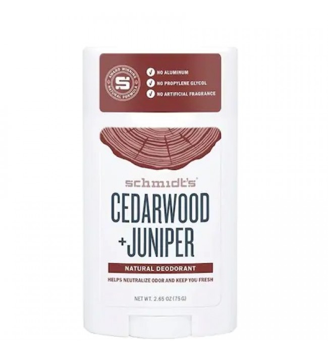 Natural Deodorant Cedarwood Juniper Schmidt's Naturals