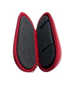Omega Red Travel Watch Case – Zippered, Foam Insert for 1 Watch