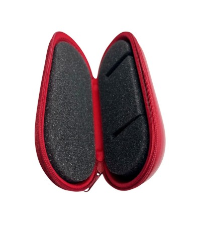 Omega Red Travel Watch Case – Zippered, Foam Insert for 1 Watch