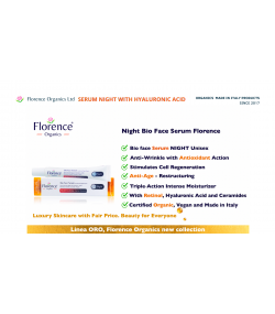 Bio Face Serum, Night Repair with Vitamin C Serum & Hyaluronic Acid 30 ml. Florence Organics