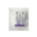 1 pair ear studs Easy Piercy Classic, white, brilliant imitation